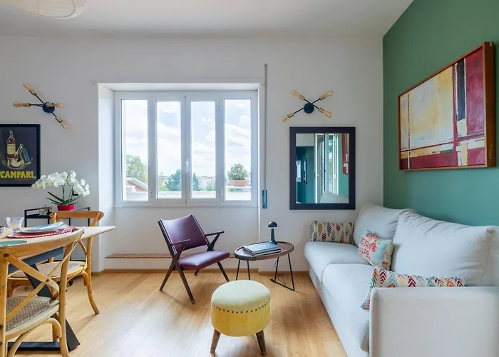 Appartement Spacious With Terrace 3 Bedroom, Metroa Battistini Rome