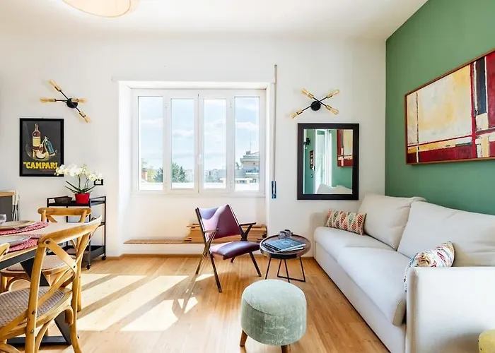 Appartement Spacious With Terrace 3 Bedroom, Metroa Battistini Rome